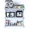Triton Products Wall Mount Shelving Unit W/ 3 Steel Wire Shelves & Mounting Hardware, White, 33" W x 31.5" H 1795-WHT - alternate 7